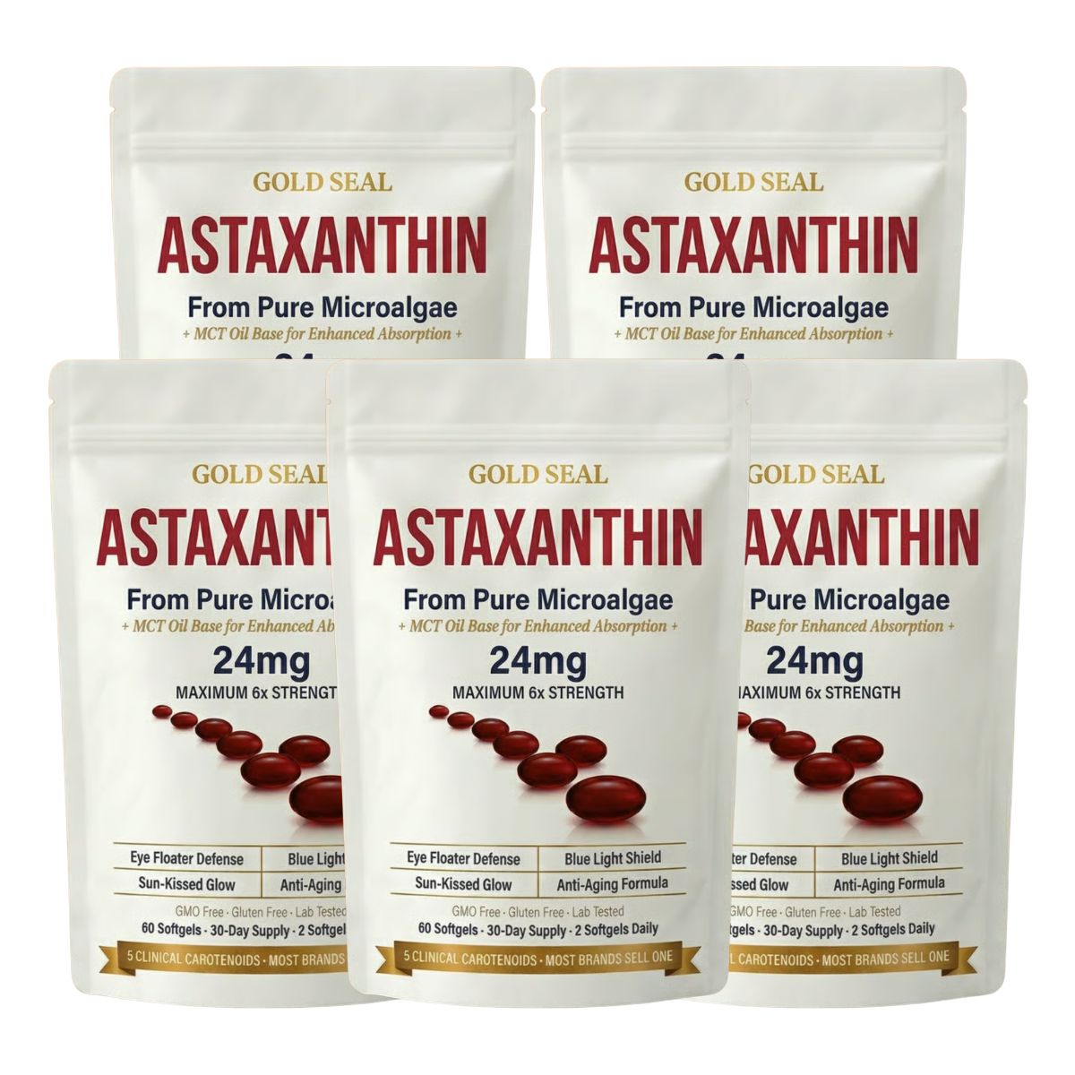 Astaxanthin (5 Bottles)