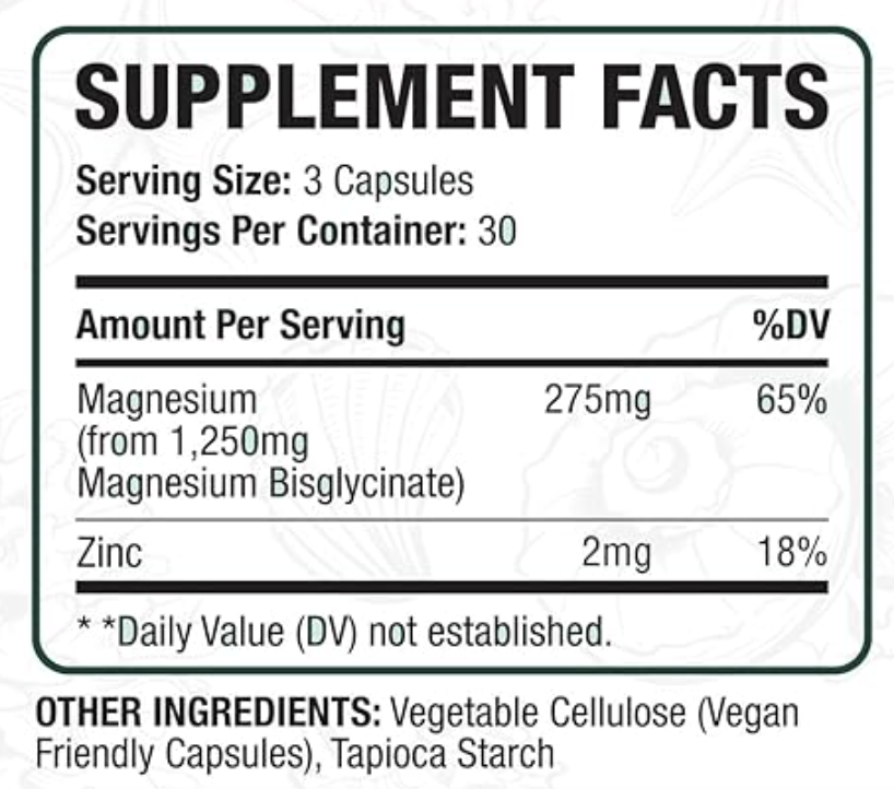 Gold Seal Magnesium Complex 350MG Elemental (5 Bottles)