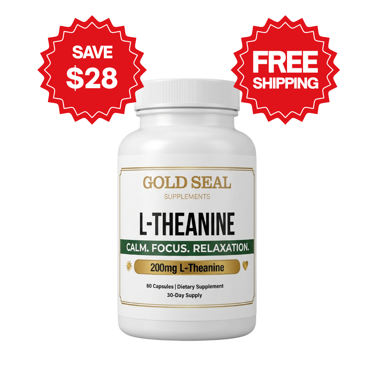L-Theanine 200mg (1 Bottle)